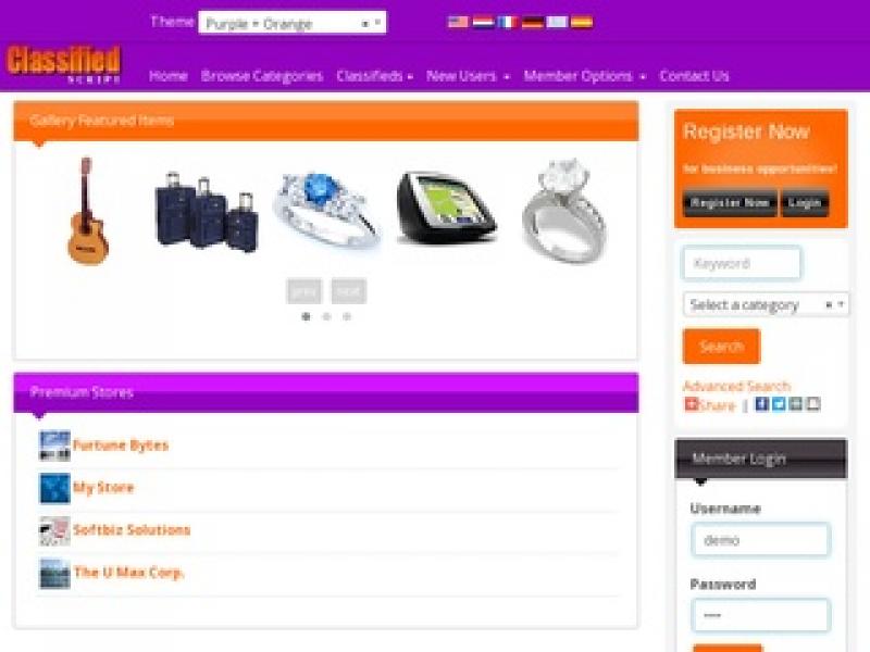 Softbiz Classifieds software in PHP Thumbnail