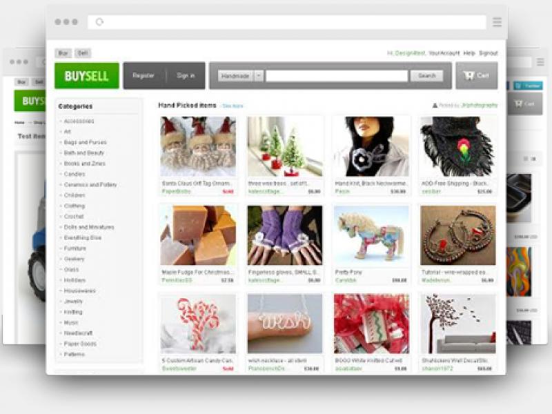 Etsy clone script - BuySell - Marketplace software Thumbnail